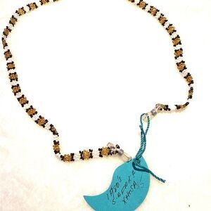 Vintage 1990’s South African Xhosa Beaded Eyeglass Chain -Handmade